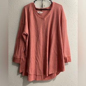 Terra & Sky neck long sleeve shirt